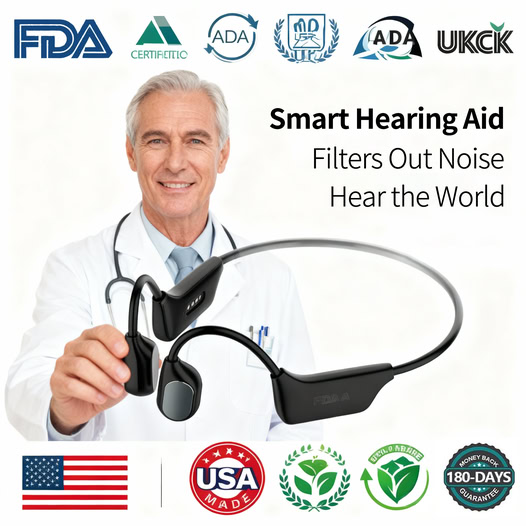 🔥Limited-Time Holiday Offer🔥Hear Conversations Clearly Again – Comfortable Bone Conduction Hearing Aids