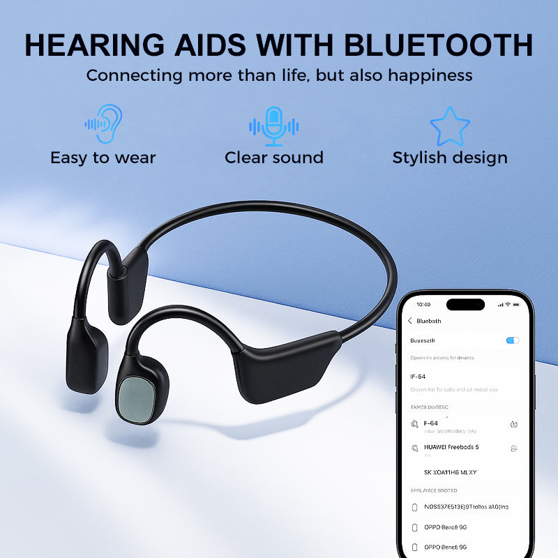 🔥Limited-Time Holiday Offer🔥Hear Conversations Clearly Again – Comfortable Bone Conduction Hearing Aids